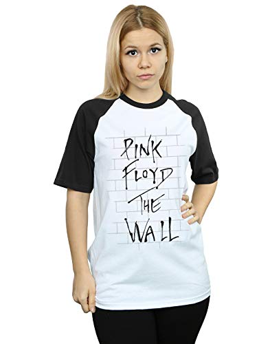 Pink Floyd Women's The Wall Baseball T-Shirt White/Black Medium