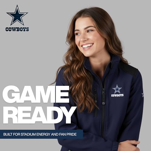 Dunbrooke Ladies Softshell Jacket | NFL Dallas Cowboys, Black, XX-Large by Dunbrooke - Used condition - Image 6