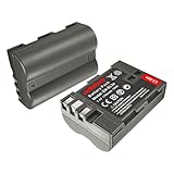 EN-EL3 EN-EL3e Akku for Nikon Kamera: D50 D70 D80 D90 D100 D300 D700 1750mAh 2er-Pack