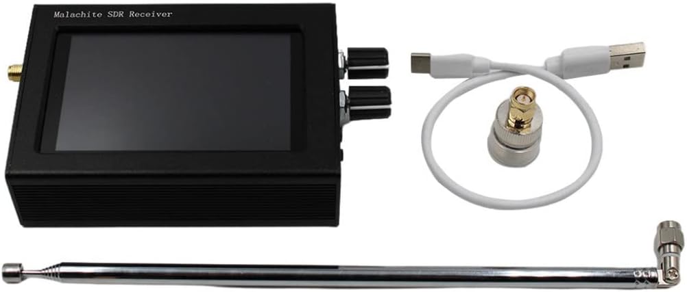 Malachite SDR Radio Malahit DSP SDR Transceiver Receiver with Touching LCD Screen 50k-2GHZ Black for Beauty Use