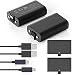 YCCTEAM Xbox One Controller Battery Pack, 2PCS x 1200 mAh Rechargeable Battery and 5FT Cable for Xbox One/Xbox One X/Xbox One S Wireless Controllers Play & Charge