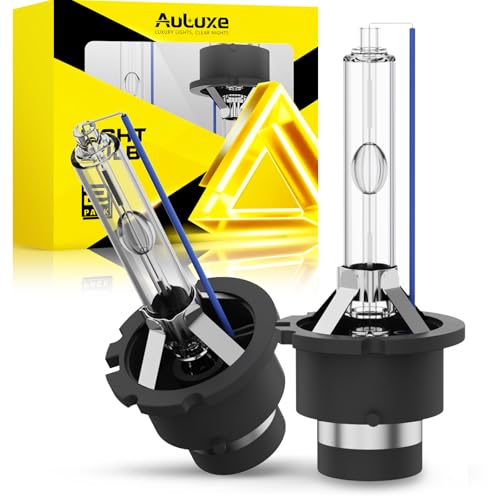 AULUXE Fit for 2004 2005 2006 2007 2008 2009 RX330 RX350 RX400H 2005 2006 LS430 ES RX 330 Xenon HID Light Replacement, High Low Beam Light Bulb, Pack of 2 (8000K Ice Blue White)