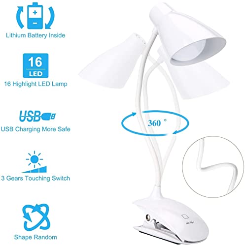 KUAKUATU Luce da Lettura, USB Ricaricabile Lampada...