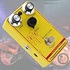 Feeshoppher Audio Overdrive Effect Pedal with Focus Control, Touch Sensitive Distortion Reverb Delay for Electric Guitar Amp, Metal True Bypass Stompbox, Yellow(D) #3