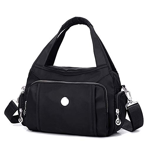 MINTEGRA Crossbody Bag for Women Waterproof Handbag Multi-Pocket Nylon Travel Shoulder Purse