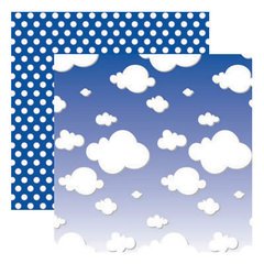 Papier scrapbooking Real Magic Reminisce feuille simple face grand format 30,5 cm