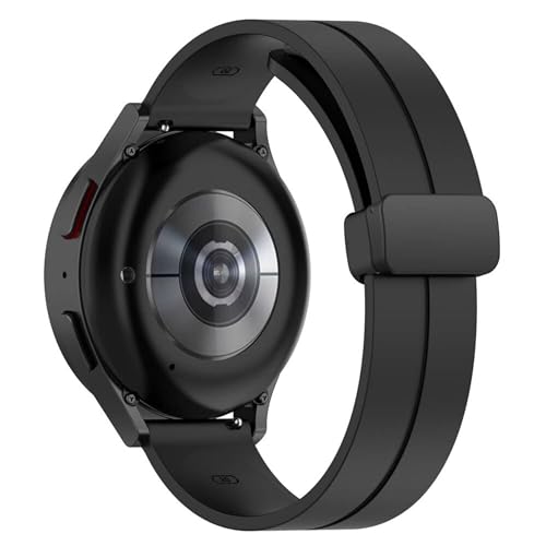 Image of LORENZ Silicone 22mm Replacement Watch Strap with Adjustable Magnetic Lock Feature