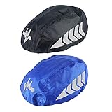 helmet covers etc 100% WASSERDICHT HELM REGENSCHUTZ- Das verschleißfeste 210T material mit Dreifaches wasserdichtes Schicht bieten zuverlässigen Schutz vor bis zu 5000 mm Regen. Im Gegensatz zu anderen Marken decken wir zusätzlich einen wasserdichten PVC-Klebeband an den Nähten ab, der das Austreten von Wasser wirksam verhindert und hält den Helm trocken.
