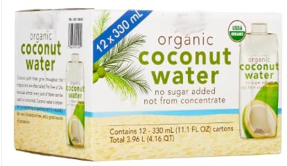 Generic Signature Organic Coconut Water, 11.1 oz (Pack of 12) by LOS