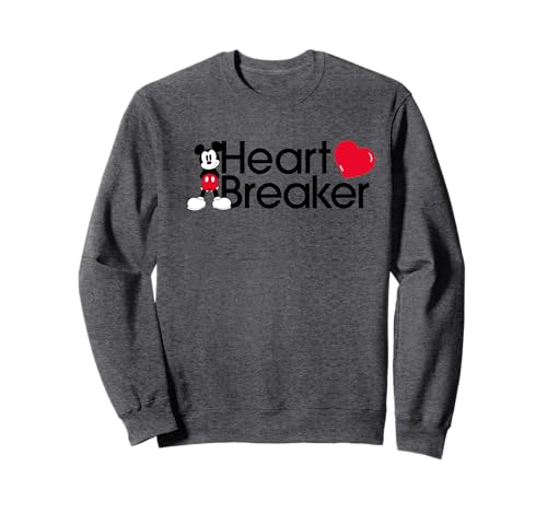 Sweat Mickey Disney imprimé cœur vêtement streetwear confortable et chaud