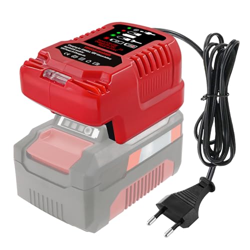 TEPULAS pour Einhell Chargeur de Batterie 18 V, Outil sans Fil, Chargeur de Batterie Power X-Change, Chargeur Rapide, de Rechange, pour Einhell...