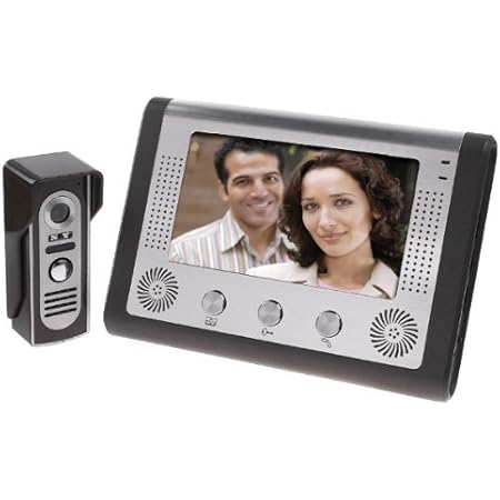 BW 7 Inch Video Door Phone Doorbell Video Entry System Intercom Kit 1-camera 1-monitor Night Vision