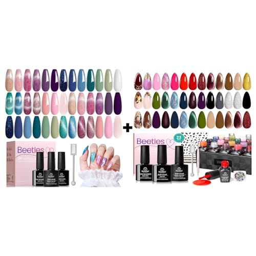 beetles Cat Eye Gel Polish Set - Floral Verses 20