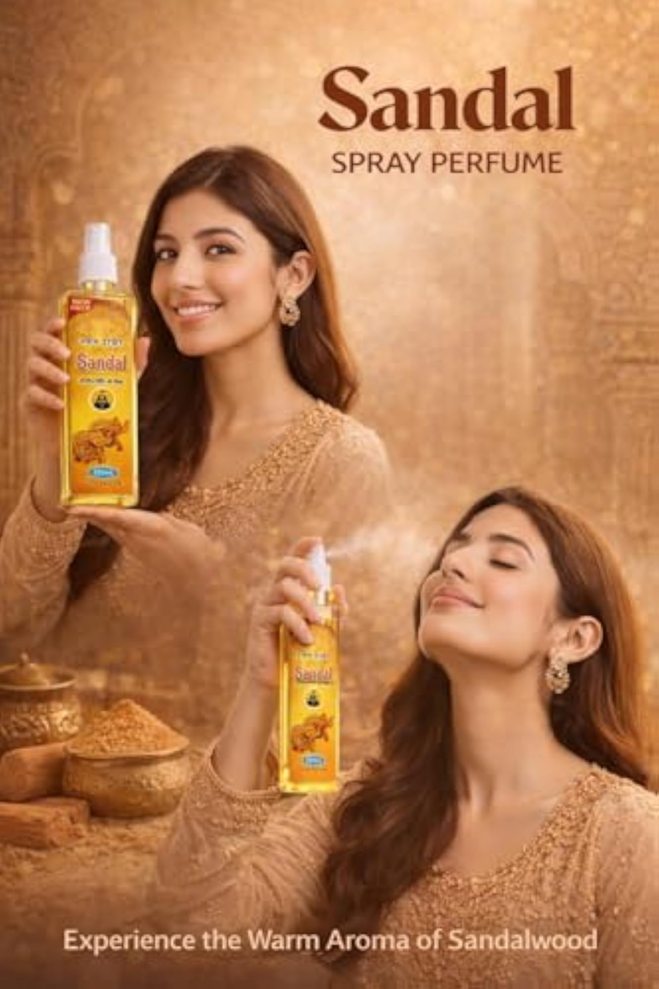 Mysore Sandalwood Spray Perfumed, Pocket Eau de Parfum