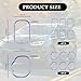 6PCS Upper Intake Manifold Gasket and 6PCS Lower Intake Manifold Gasket Set OEM #5184331ac 5184562ac Ms97204,Intake Gasket Set Compatible with Dodge Chrysler Jeep Ram 3.6L