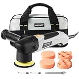 WISETOOL 300W 2.5Amp Dual Action Orbital Polisher,3 Inch Variable Speed Polisher Sander for Home Appliance Polishing,Car Sanding,Waxing,Sealing Glaze