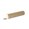 Master Massage 6 inch 3/4 Round Massage Bolster,Massage Bolster Pillow Cushion,100% PU Upholstery Massage Bolster for Massage Tables (Black)