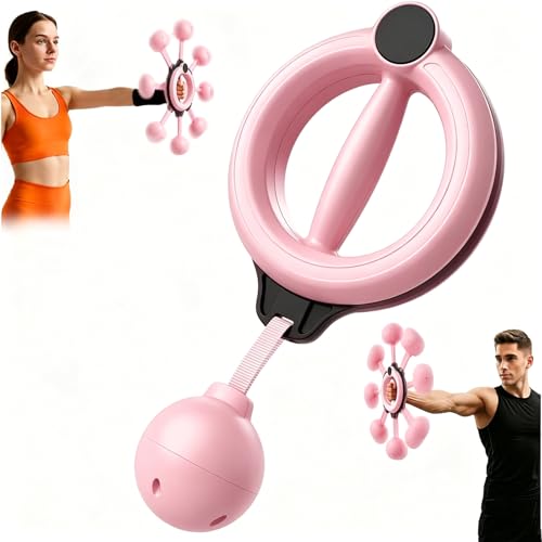 Arm and Shoulder Workout Equipment for Men and Women Infinity Hoop for Arms 360 Hand-Crank Forearm Trainer Flabby Arm Exerciser for Home & Gym Workouts for Chest and Upper Body Strength