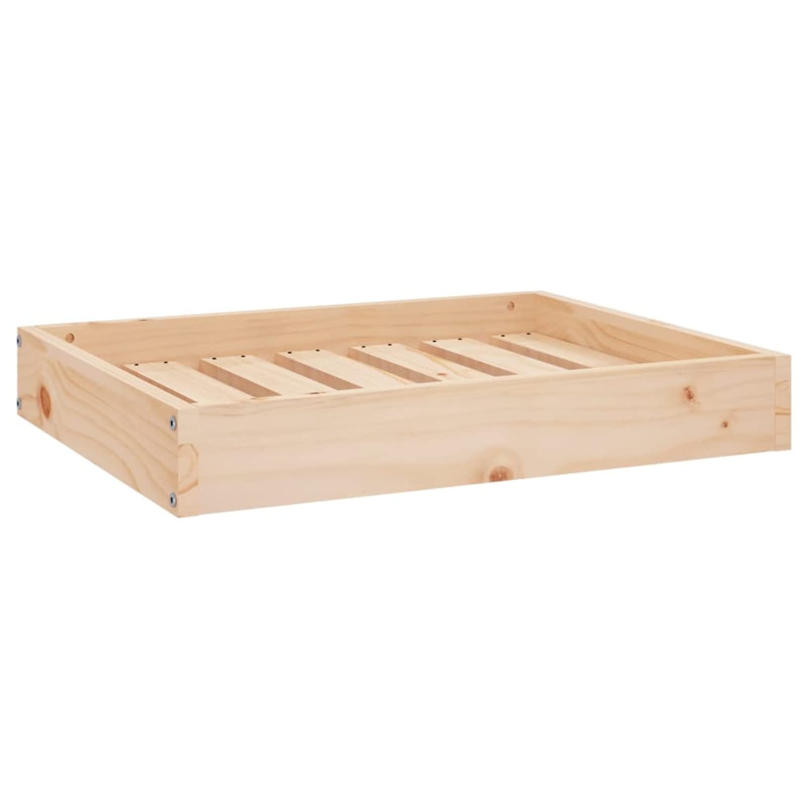 GuyAna Cama para Perros Madera Maciza de Pino Sofa para Perro 61,5x49x9 cm Cama para Mascota