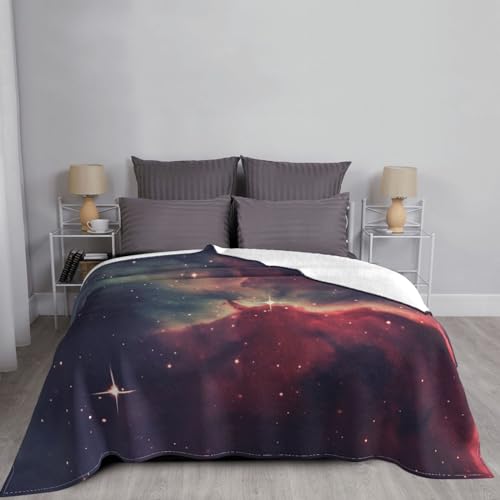 Couverture polaire espace profond 203x152 cm pour un lit doux - 4