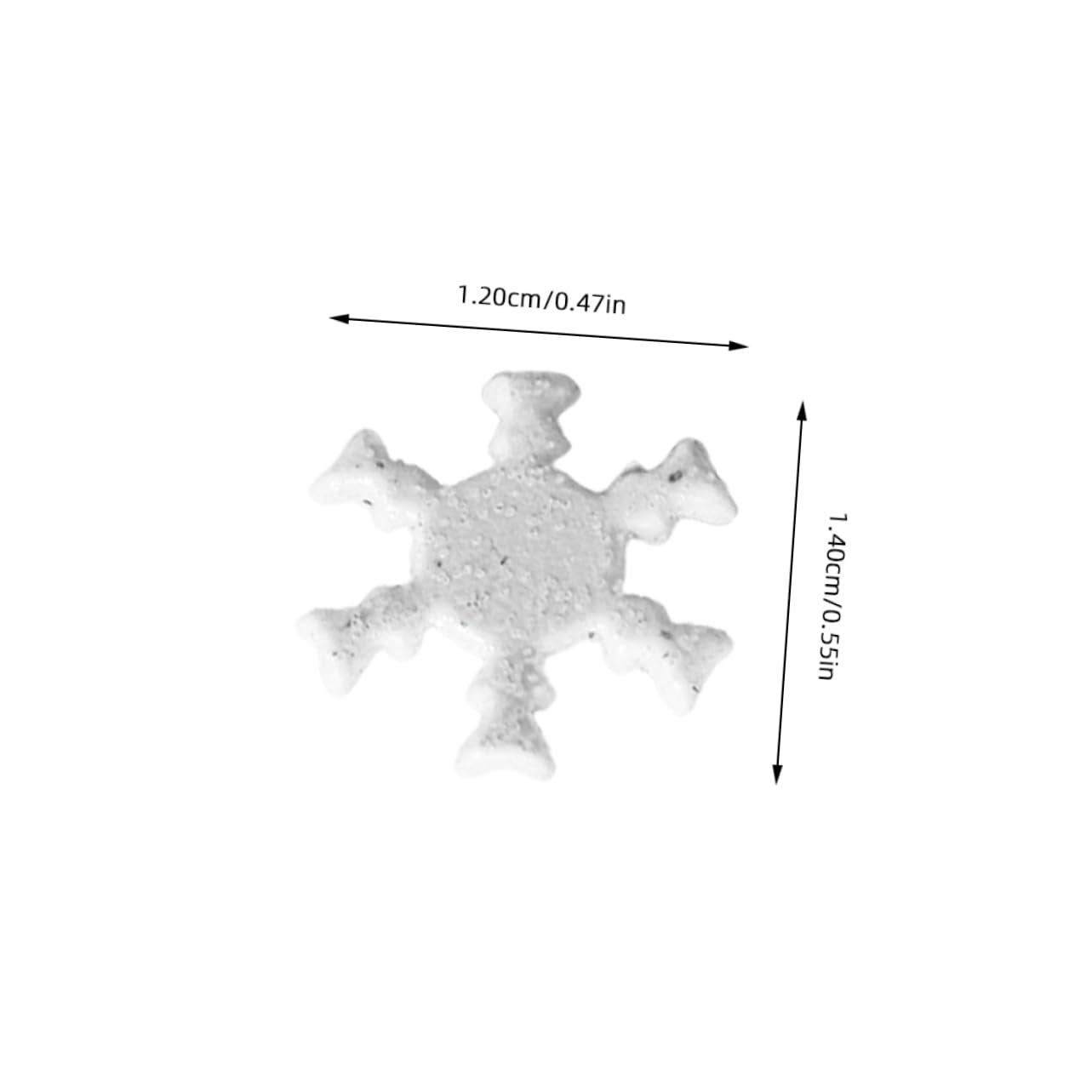 DOITOOL Snowflakes Embellishment 50 Pcs Metal Brads Fasteners Snowflake for Scrapbooking and Crafting