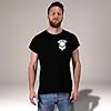 Men’s Skull Graphic T-Shirt - Streetborn Deathworn Urban Streetwear Tee - Gothic Biker Loyalty Shirt - Punk Rock Graphic Tee for Men Black Size XXL #4
