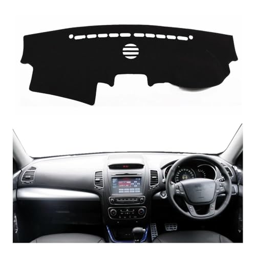 Tapis de tableau de bord pour Kia Sorento 2009-2014 RHD