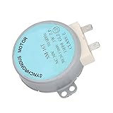 Fdit Mikrowellenherd-Synchronmotor, Generische Karussell-Mikrowellenherd-Drehtellermotor-Ersatzteile für Galanz AC30V (Flacher Motor)