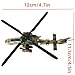 WANSUPYIN 1:100 Alloy JGSDF OH-1 Ninja Helicopter Airplane Model Metal Airplane Model for Collection