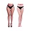 Rose Red Fishnet Tights L+xl Rose Red Fishnet Tights L+xl