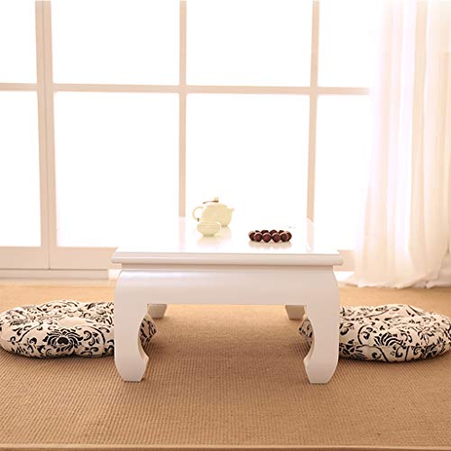 Mini table basse blanche en bois pour aménager les petits espaces
