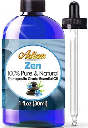 Artizen Zen Blend Essential Oil (100% Pure & Natural - Undiluted) Therapeutic Grade - Huge 1oz Bottle - Perfect for Aromatherapy, Relaxation, Skin Therapy & More - Zen Oil - Zen Essential Oil Blend