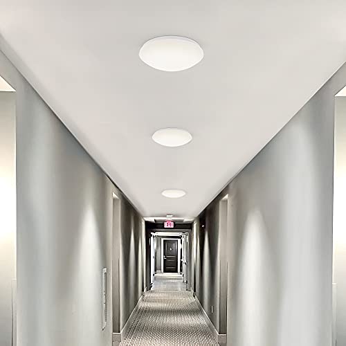 Maxxima 14 In. Led Flush Mount Ceiling Mushroom Light Fixture - Indoor Dimmable Dome Light, 3000K Warm White, 1600 Lumens, Ideal For Bedroom, Kitchen, And Entryway #TOP6