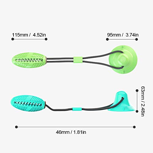 Blusea Bola de treinamento para mordidas de cães, brinquedo de mastigar multifuncional para animais