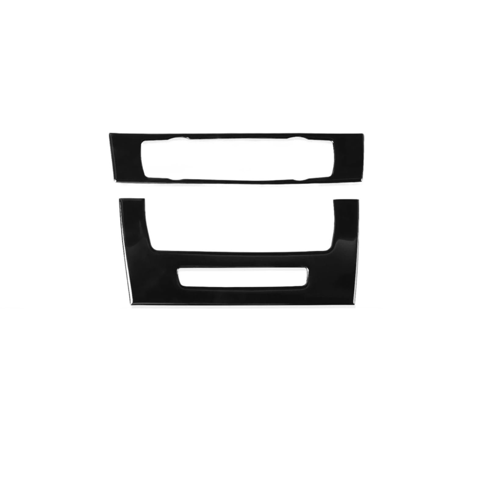 Ggwqfuh Black Interior Trim For Bmw 3 Series E90 E92 2005-2012 Piano Air Conditioner Cd Control Panel Plastic Cover Car Interior Accessories Sticker Auto Central Inner(A)