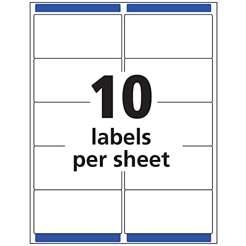 Étiquettes d'expédition transparentes 51663 Avery pour colis mat - 5