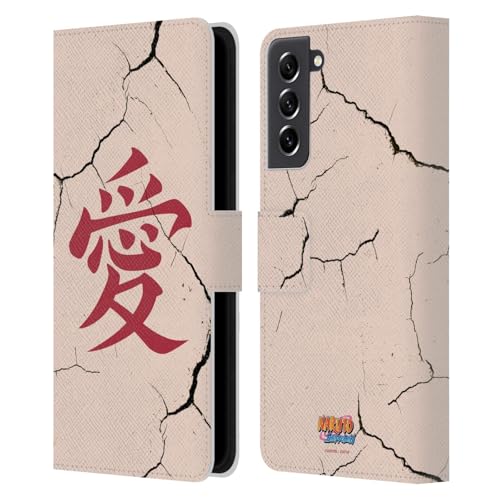 Naruto étui portefeuille Gaara pour Samsung S21 FE protection simili cuir
