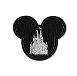 Mickey Mouse - Disneyland - World - White Castle - Embroidered Iron On Patch