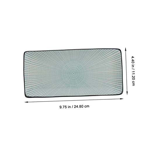 Plato rectangular de cerámica para sushi LIFKOME miniatura 6