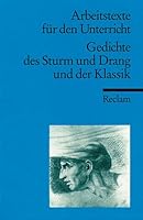 Gedichte Des Sturm Und Drang Und Der Klassik 3150150361 Book Cover