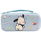 Switch oled 収納バッグ スイッチ 有機EL 通用 収納ケース おしゃれ 人気 かわいい アニメキャラクター EVA製 大容量 10枚ゲームカード/小物収納 持ち運び便利 旅行用 キズ防止 耐衝撃 全面保護 +親指キャップ4付き