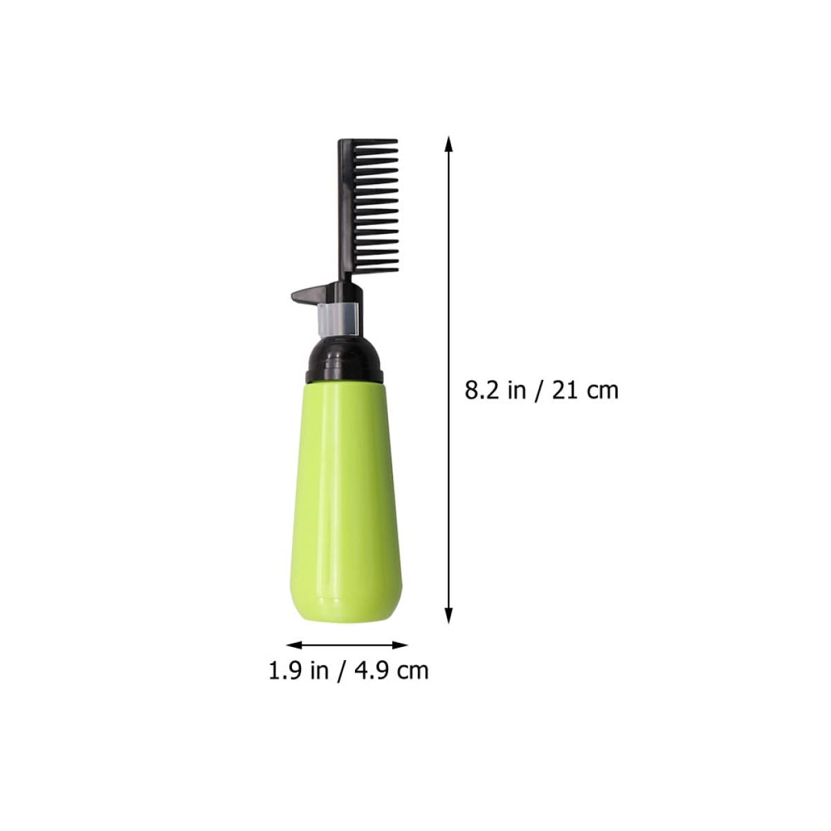 MAGICLULU 6pcs Hair Dye Applicator Bottle Hair Coloring Comb Dispensing Tips for Salon Home Use Lightweight Design for Easy Application