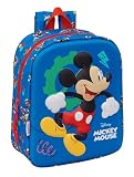 MICKEY MOUSE - Mochila de Guardería 3D, 22x10x27 cm