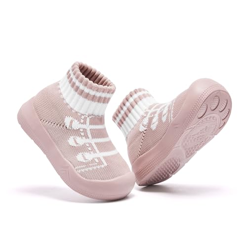 Image of Engtoy Baby Shoes & Socks - Non-Slip Breathable Slippers with Soft Rubber Sole - Baby Boys & Girls Slip On Sneakers