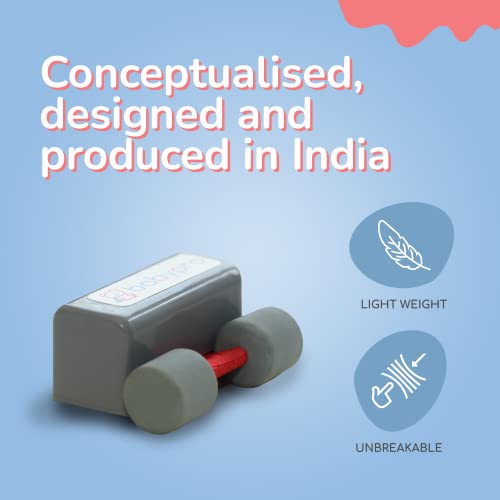 Image of BabyPro Door Stopper for BabyProofing by Certified Professional Childproofer Finger Pinch Guard with Strong Adhesive Tape, Prevents Finger Pinching from Both Lock & Joint Side (Grey)