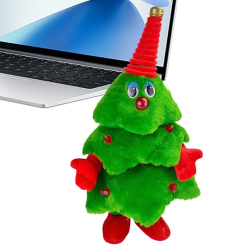 Renchey Sapin de Noël Chantant | Sapin de Noël Electrique Dansant et Musicien | Peluche Animée pour et Bébés Fêtes Anniversaire | Décoration de Table...