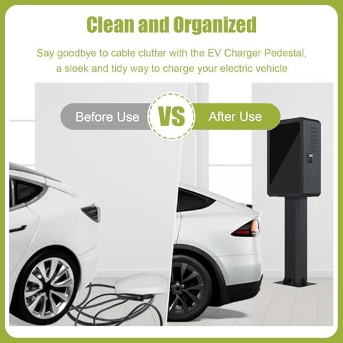 Générique Boîtier de Verrouillage pour borne de Recharge de véhicules électriques, Protection Robuste fixée au Sol pour bornes de Recharge sécurisées à l'intérieur et à l'extérieur