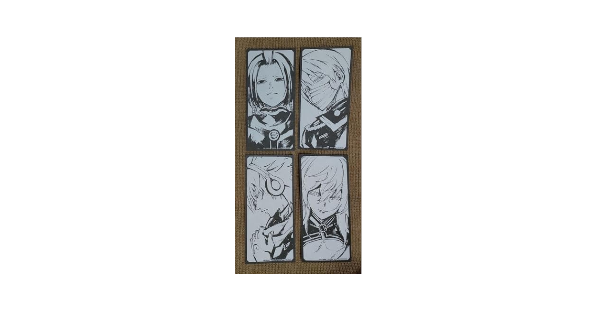 Amazon.co.jp: 双星の陰陽師 霊符風しおり 4枚セット : 文房具
