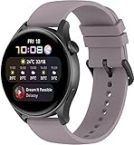 Shieranlee 22mm Compatible con Huawei Watch3 Correa,Correa de Silicona para Huawei Watch3 Pro Correa,Vantage M/M2,Letsfit IW2/Popglory Correa/BV-X1/BV-SW01/UMIDIGI Uwatch 3S/COROS Correa