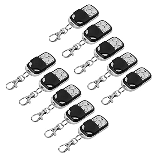 SHUAIGUO Universal Garage Door Remote 10Pcs Electric Cloning Universal Gate Garage Door Opener Remote Control Fobs 433MHz Replacement Key Fob